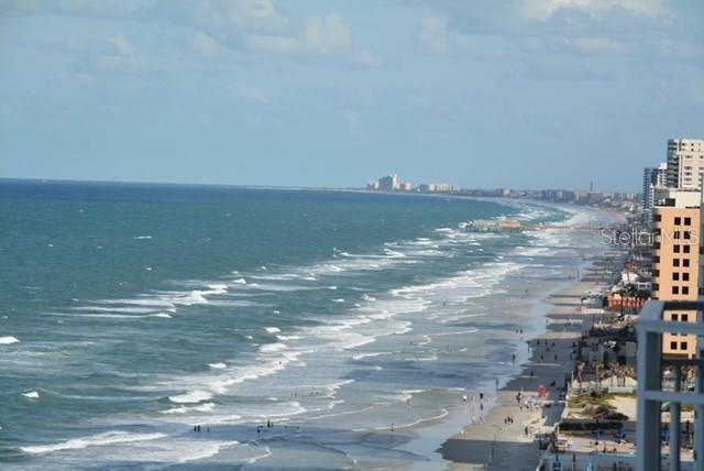 water view featuring a beach view