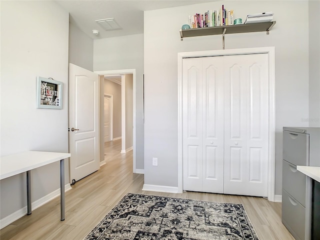 260 Teddy Rushing St, Debary, FL 32713 - unfurnished bedroom featuring baseboards, light wood-style flooring, and a closet