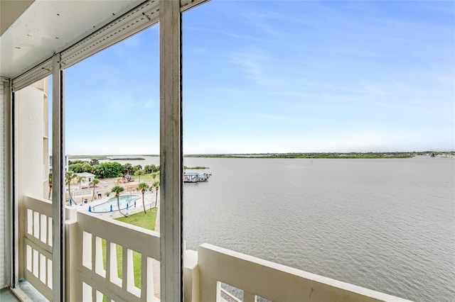 property view of water
