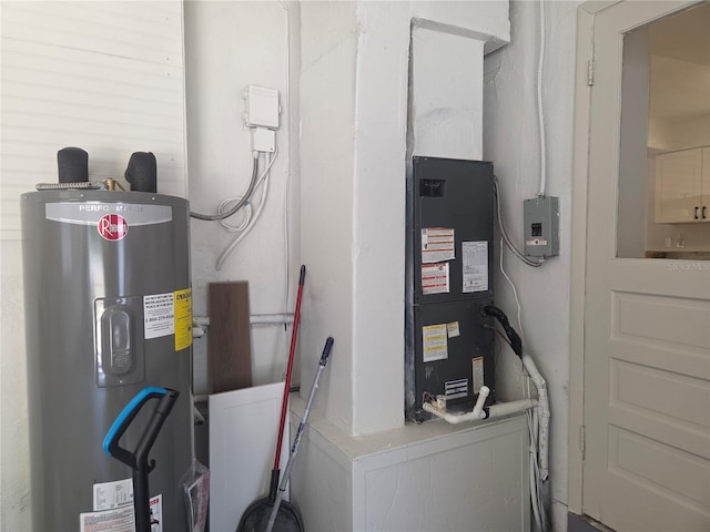 utilities featuring water heater