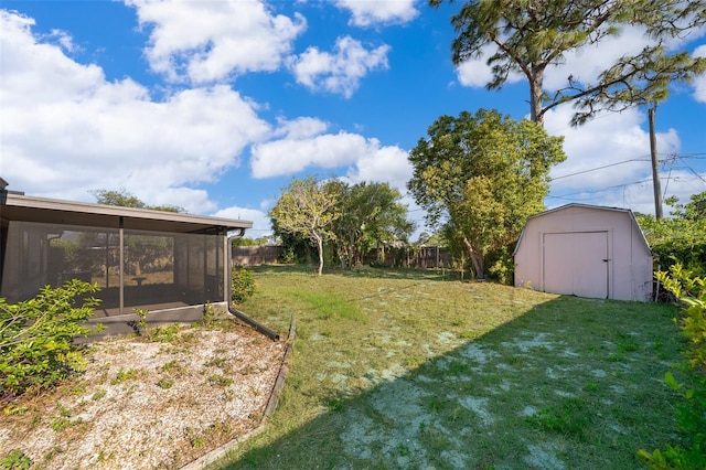3107 Mapleshade St, Deltona, FL 32738 - view of yard with a sunroom