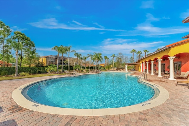 163 Rosa Bella Vw, Debary, FL 32713 - pool with a patio area