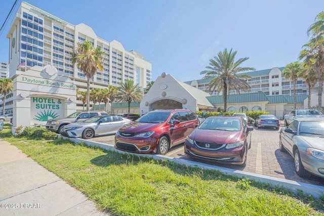 view of uncovered parking lot