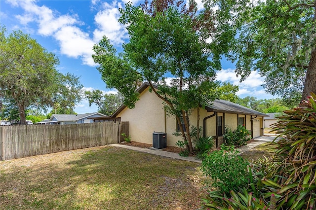 5788 Devon St, Port Orange, FL 32127 - view of side of property featuring stucco siding and cooling unit