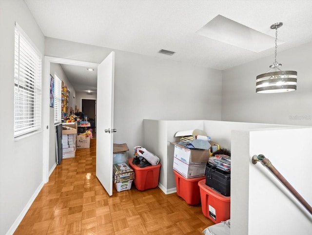 storage featuring visible vents