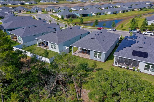 887 Lake Hill Way, Deland, FL 32724 - drone / aerial view with a water view and a residential view