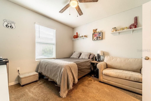 343 Lazio Cir, Debary, FL 32713 - carpeted bedroom with ceiling fan
