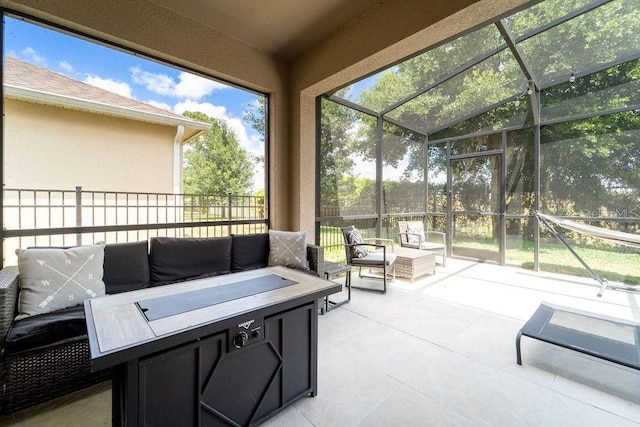 343 Lazio Cir, Debary, FL 32713 - sunroom / solarium with an outdoor living space