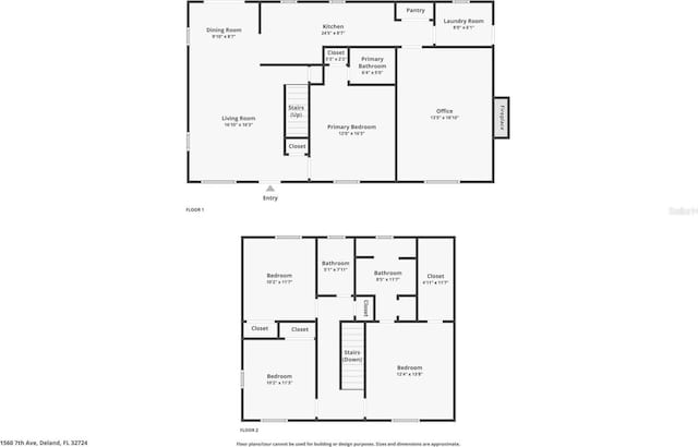 1560 7th Ave, Deland, FL 32724 - room layout