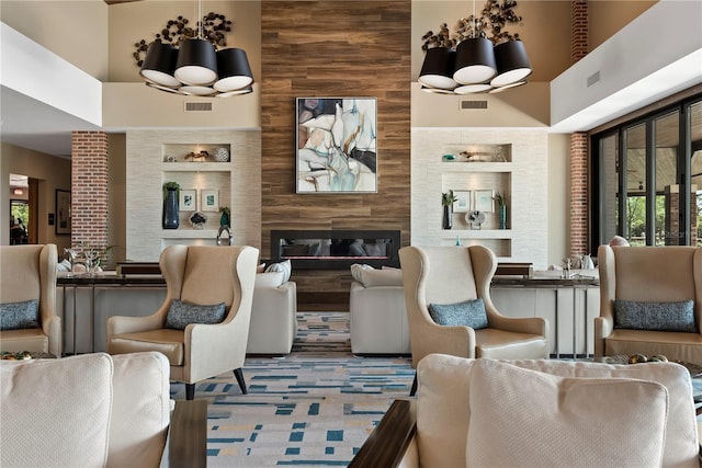 common area featuring visible vents