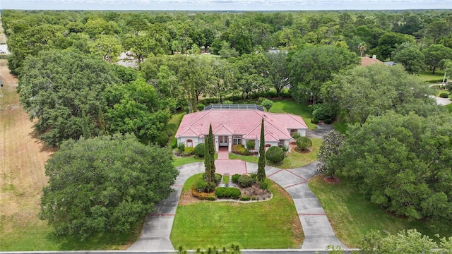 1641 Timber Hills Dr, Deland, FL 32724 - view from above of property with a heavily wooded area