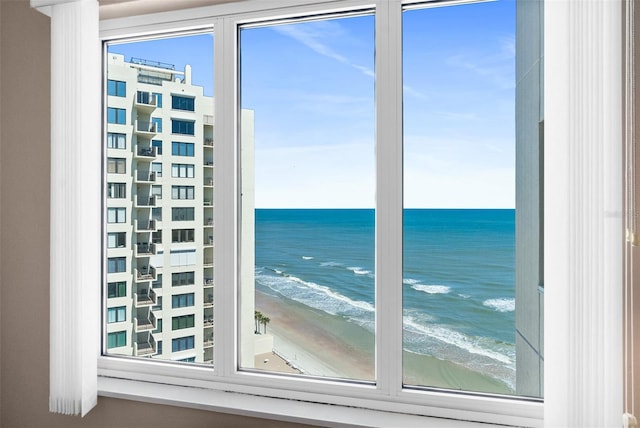 2967 S Atlantic Ave Unit 1601, Daytona Beach Shores, FL 32118 - water view with a view of the beach