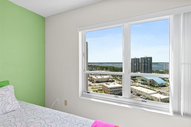 2967 S Atlantic Ave Unit 1601, Daytona Beach Shores, FL 32118 - bedroom with a city view