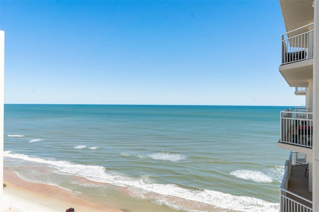 2967 S Atlantic Ave Unit 1601, Daytona Beach Shores, FL 32118 - property view of water featuring a beach view
