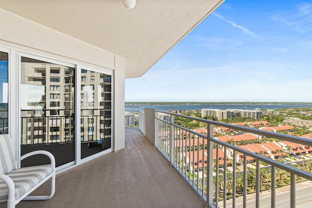 2967 S Atlantic Ave Unit 1601, Daytona Beach Shores, FL 32118 - balcony featuring a water view