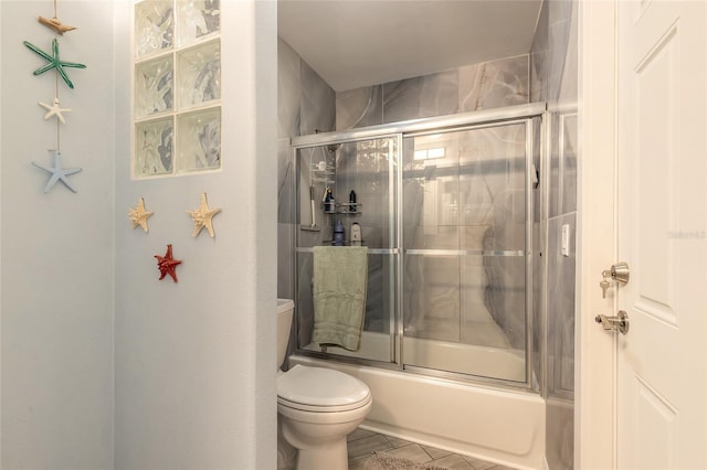 85 Pheasant Dr, Palm Coast, FL 32164 - full bath with toilet and shower / bath combination with glass door
