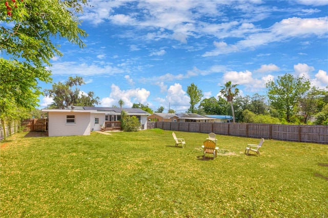 view of yard