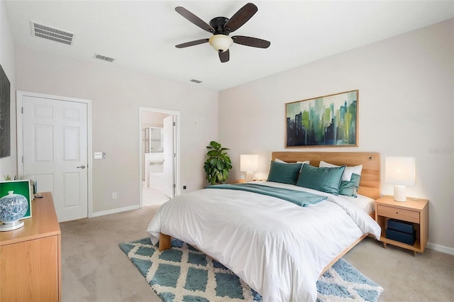 1480 Leitrim Loop, Apopka, FL 32703 - bedroom featuring light carpet, baseboards, and visible vents