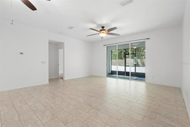 1480 Leitrim Loop, Apopka, FL 32703 - unfurnished room featuring a ceiling fan and visible vents