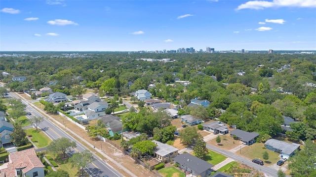 aerial perspective of suburban area
