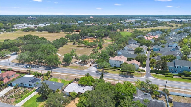 aerial perspective of suburban area