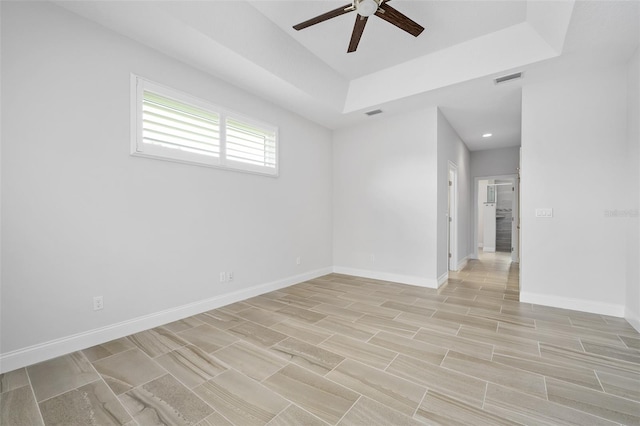 3322 Modena Way, New Smyrna Beach, FL 32168 - spare room featuring ceiling fan and baseboards