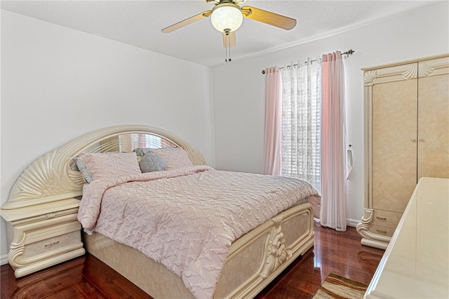 4604 Barbados Loop, Clermont, FL 34711 - bedroom with wood finished floors and ceiling fan