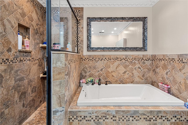 4604 Barbados Loop, Clermont, FL 34711 - full bathroom with a stall shower and a bath