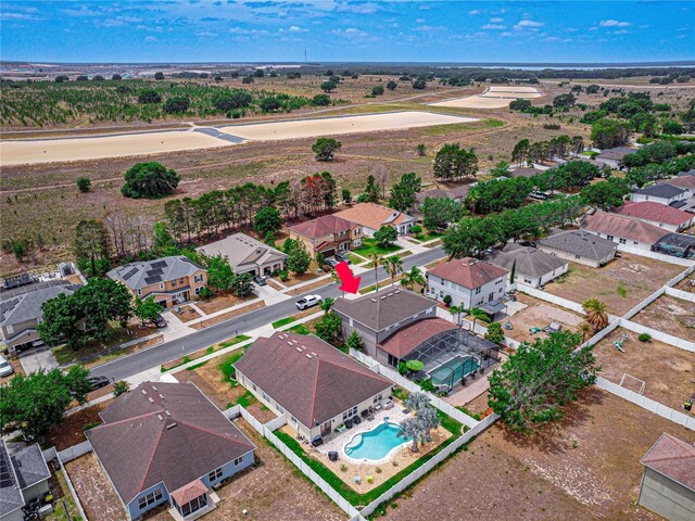 4604 Barbados Loop, Clermont, FL 34711 - aerial perspective of suburban area featuring a pool