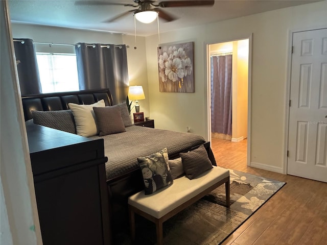 516 Hickorywood Ave, Altamonte Springs, FL 32714 - bedroom featuring light wood-style flooring and ceiling fan