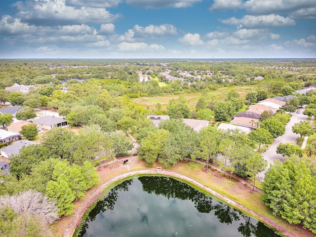 aerial perspective of suburban area featuring a large body of water