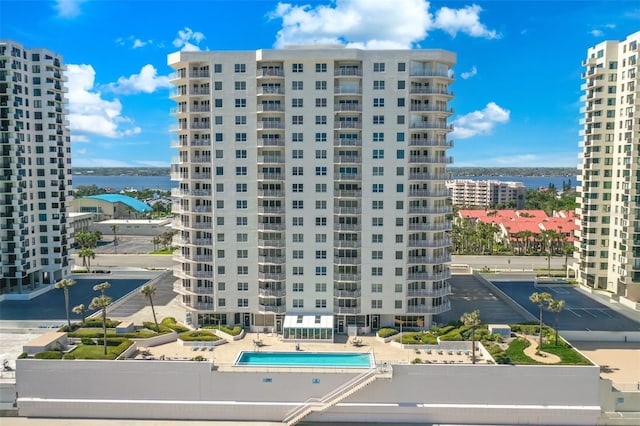 2967 S Atlantic Ave Unit 202, Daytona Beach Shores, FL 32118 - view of apartment building / complex featuring a water view