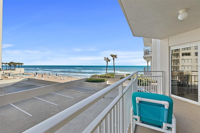 2967 S Atlantic Ave Unit 202, Daytona Beach Shores, FL 32118 - balcony with view of water and beach