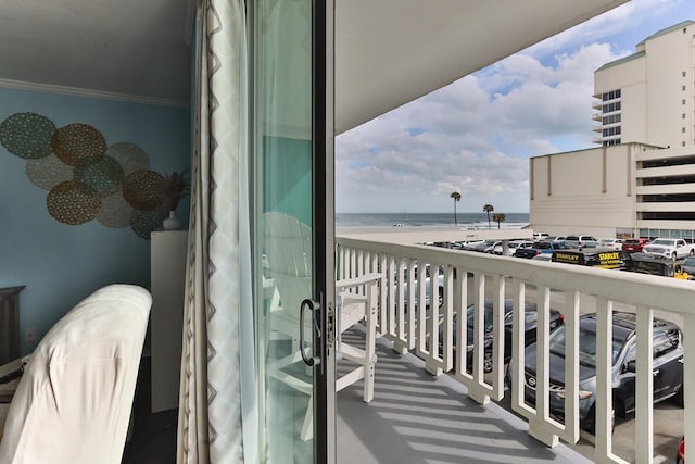 2800 N Atlantic Ave Unit 206, Daytona Beach, FL 32118 - balcony with view of water and beach