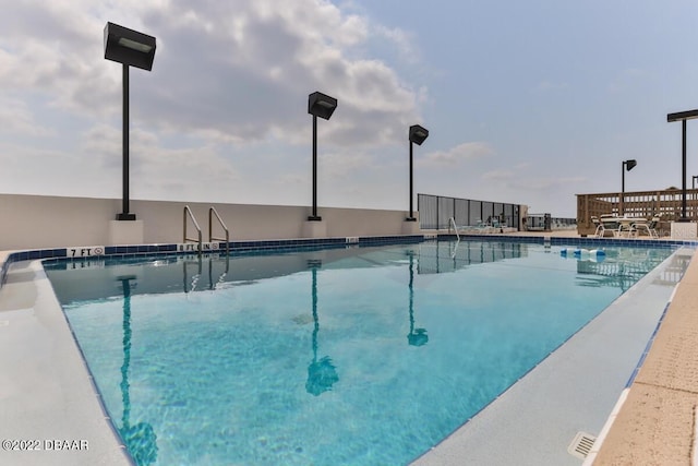 view of community pool