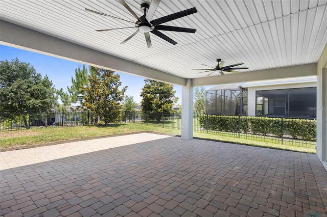 518 Briarbrook Way, Deland, FL 32724 - view of patio with a ceiling fan