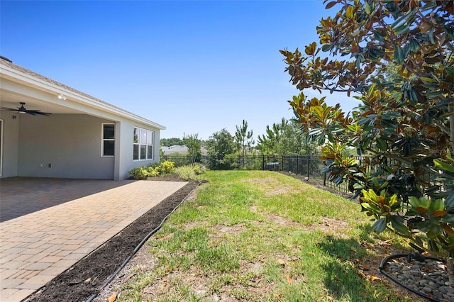 518 Briarbrook Way, Deland, FL 32724 - view of yard with ceiling fan and a patio area
