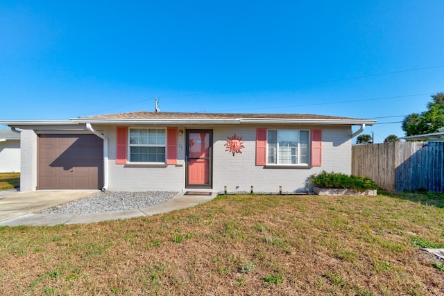 26 Ocean Shore Dr, Ormond Beach, FL 32176 - ranch-style home featuring an attached garage, driveway, and brick siding
