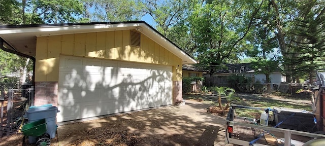 1621 Anniston Ave, Daytona Beach, FL 32117 - detached garage featuring fence