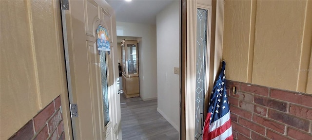 1621 Anniston Ave, Daytona Beach, FL 32117 - hall with wood finished floors and baseboards