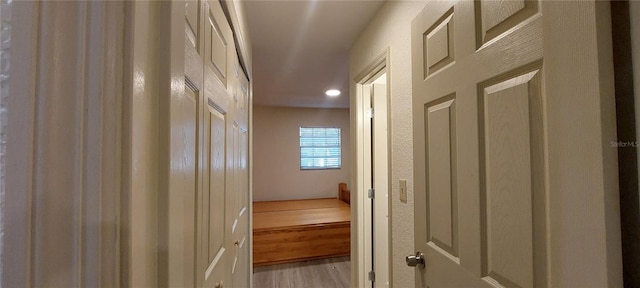 1621 Anniston Ave, Daytona Beach, FL 32117 - corridor featuring wood finished floors and recessed lighting
