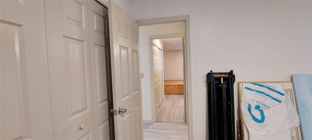 1621 Anniston Ave, Daytona Beach, FL 32117 - hallway with light wood-style floors