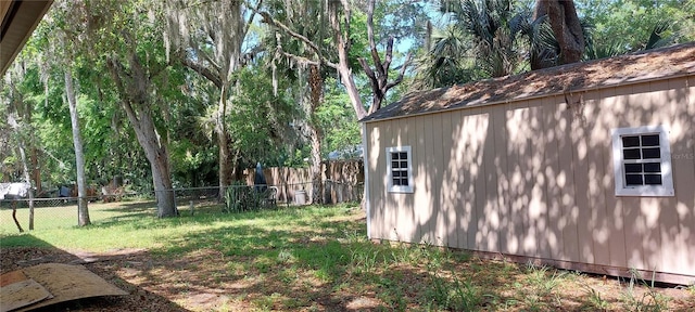 1621 Anniston Ave, Daytona Beach, FL 32117 - view of yard featuring an outbuilding