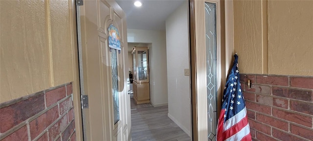 1621 Anniston Ave, Daytona Beach, FL 32117 - hallway featuring wood finished floors and baseboards