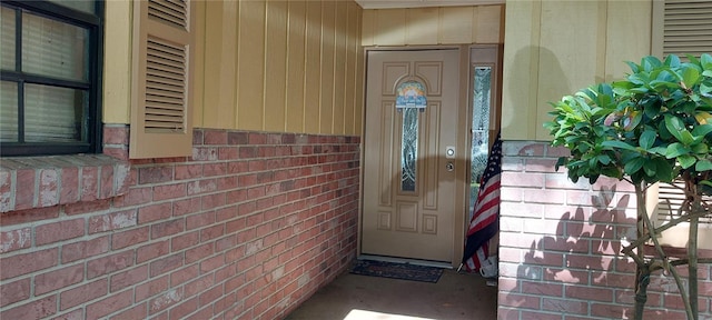 1621 Anniston Ave, Daytona Beach, FL 32117 - property entrance featuring brick siding
