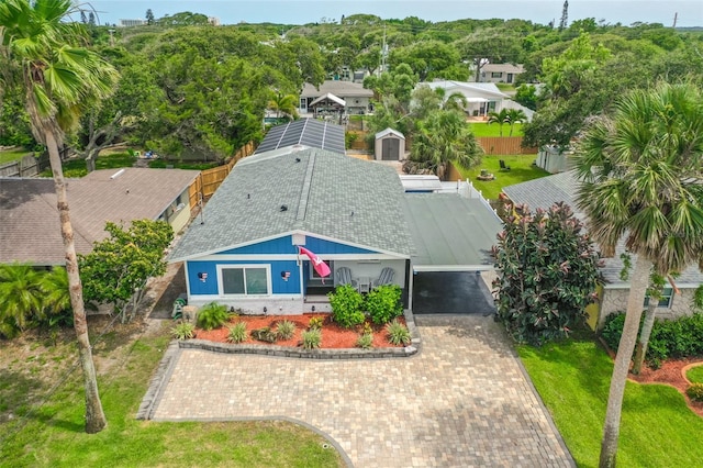 809 E 14th Ave, New Smyrna Beach, FL 32169 - aerial view of property and surrounding area