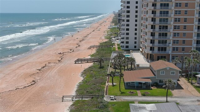 8 Ocean Dunes Dr, Ormond Beach, FL 32176 - drone / aerial view of expansive coastline and apartment complex / building