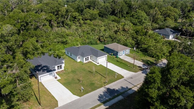248 S Virginia Ave, Deland, FL 32724 - view from above of property with a forest