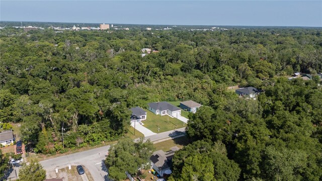 248 S Virginia Ave, Deland, FL 32724 - aerial overview of property's location with a heavily wooded area