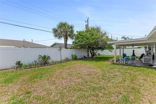 114 Ocean Aire Ter N, Ormond Beach, FL 32176 - view of yard featuring a patio area